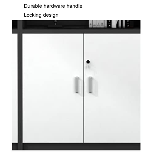 Wood Lateral File Cabinet with Printer Stand