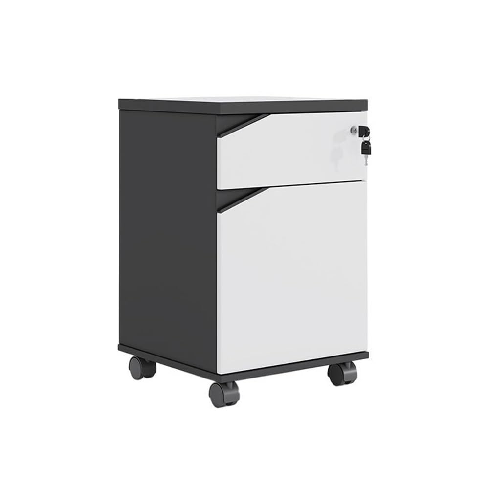 Wood File Cabinet with Locking Drawer