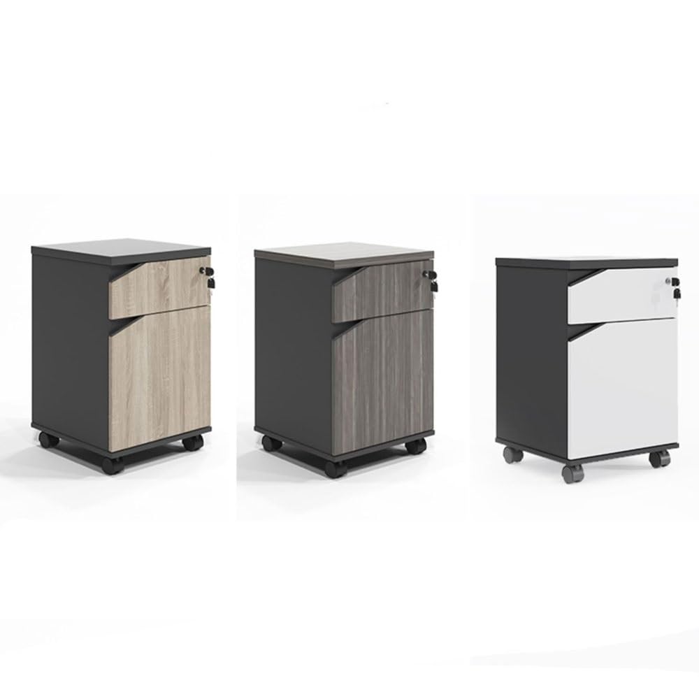Wood File Cabinet with Locking Drawer
