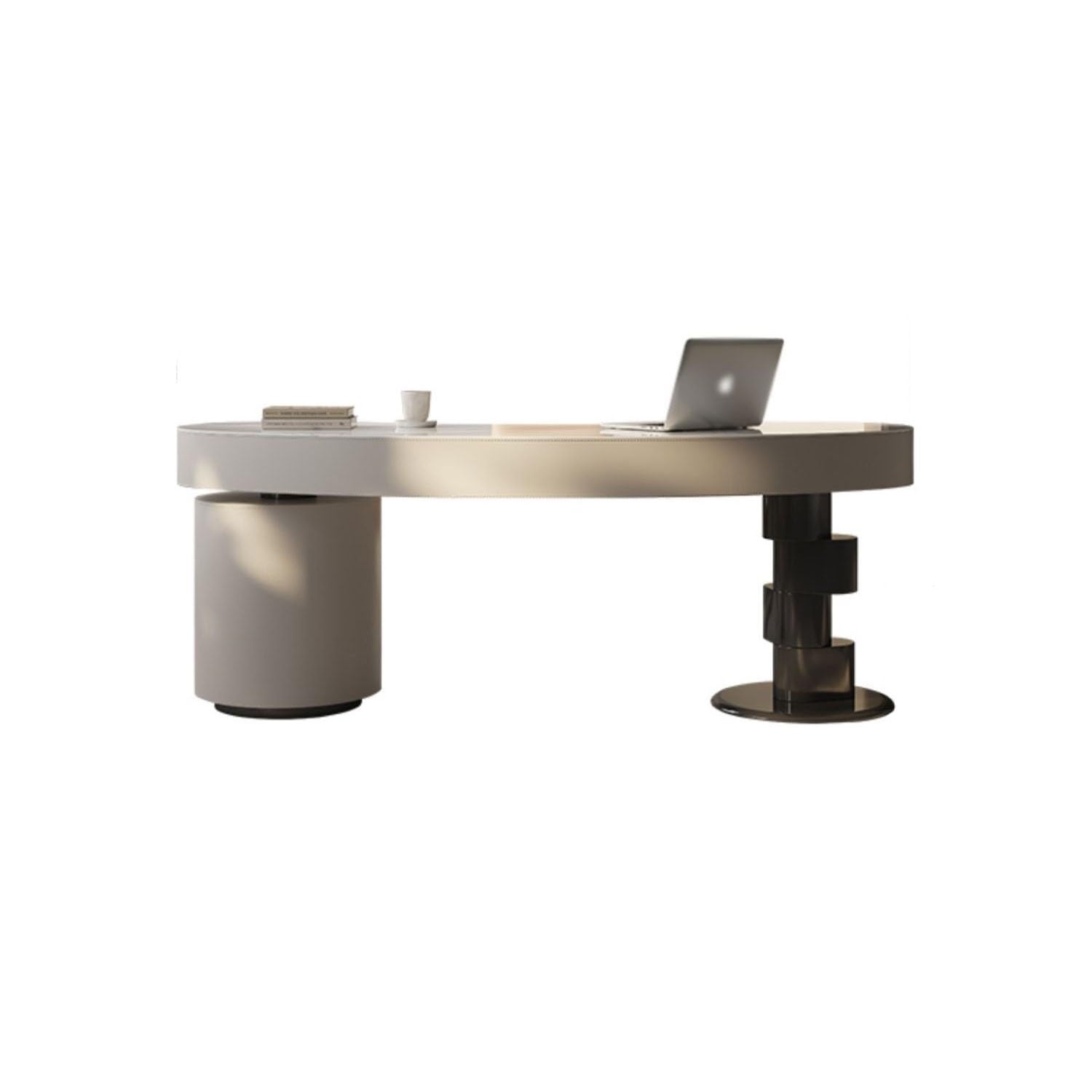Minimalist Corner Rock Board Desk