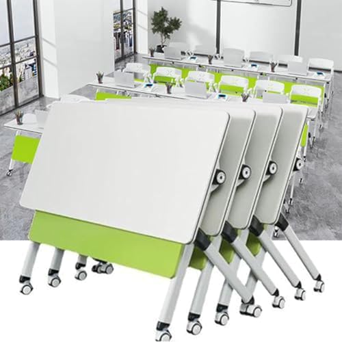 Mobile Folding Conference Table with Locking Wheels