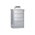 Mobile Under-Desk File Cabinet with Drawers