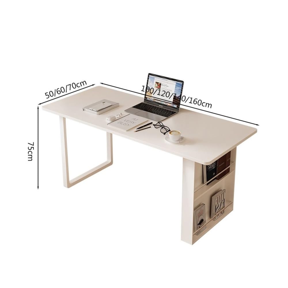 Modern Writing Desk with Magazine Rack