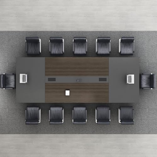 Large Conference Table with Cable Management