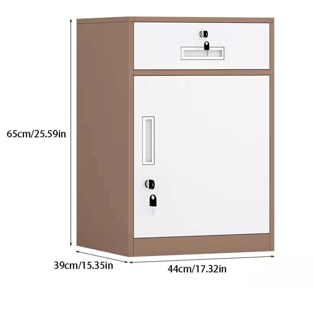 Metal Locking File Cabinet with Drawers