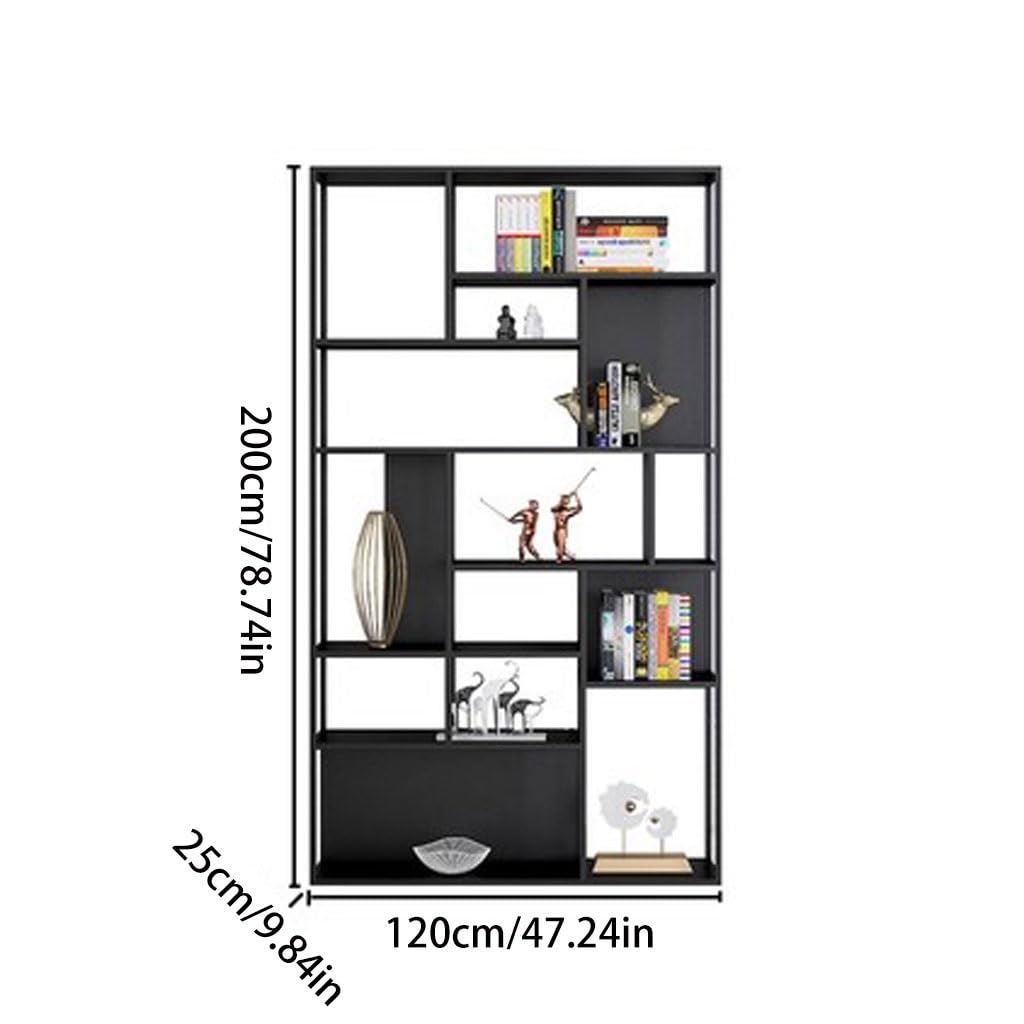 Multi-Layer Iron Bookshelf Display Shelf
