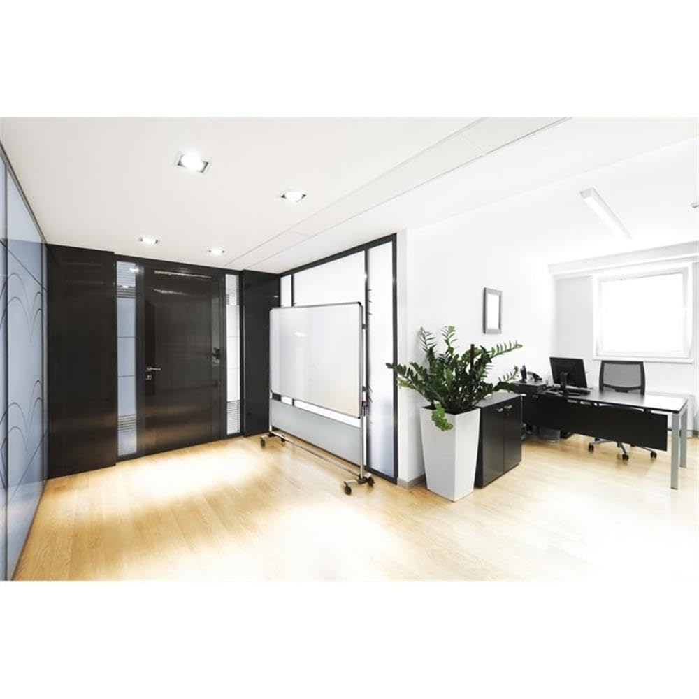 Double-Sided Magnetic Whiteboard Easel with Mobile Stand