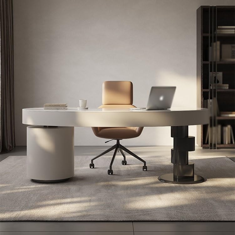 Minimalist Corner Rock Board Desk
