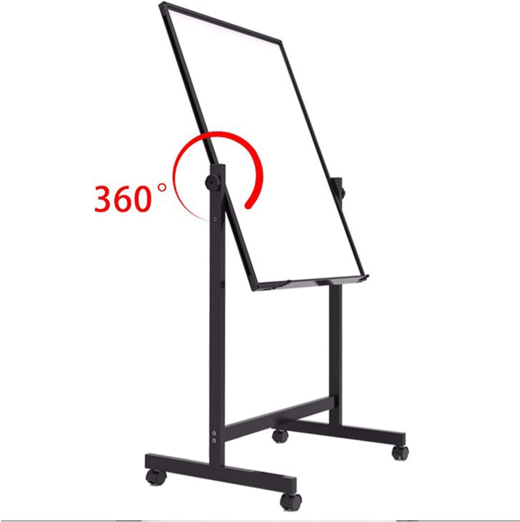 Mobile Double-Sided Magnetic Whiteboard with Stand
