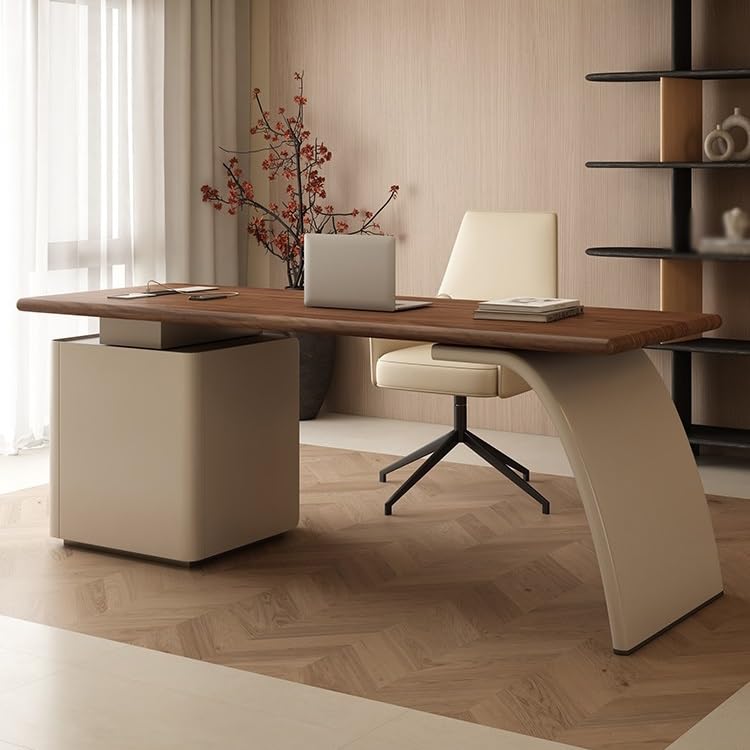 Large Solid Wood Computer Desk