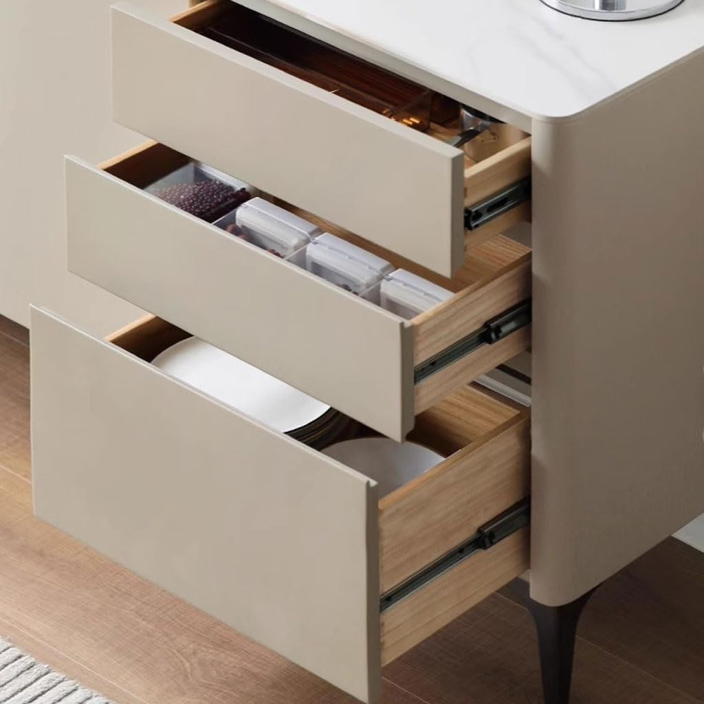 Modern Solid Wood Sideboard Storage Cabinet