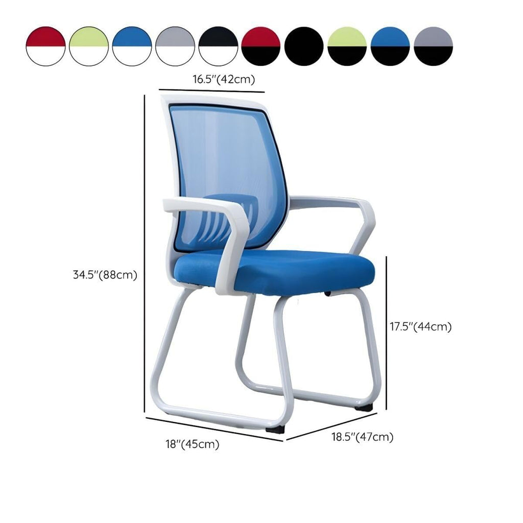 Ergonomic Conference Chair Set with Lumbar Support