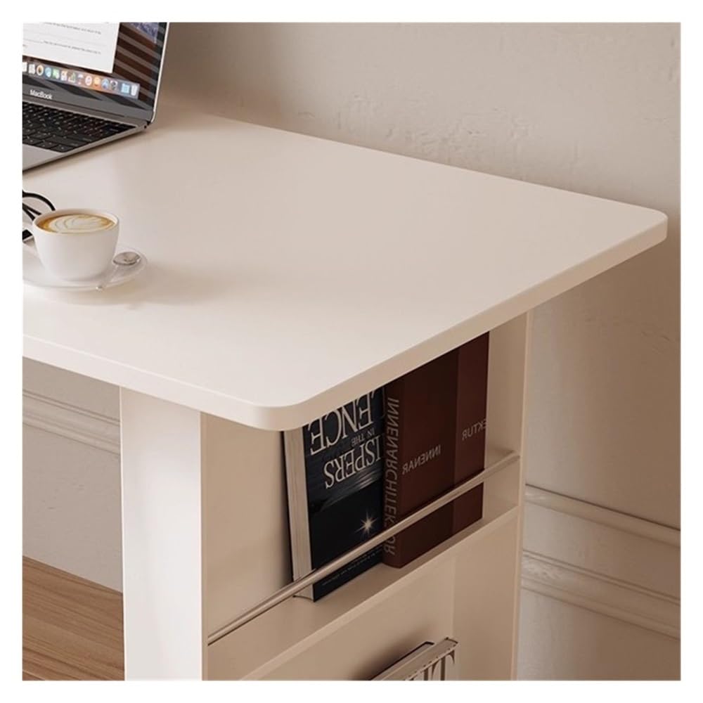 Modern Writing Desk with Magazine Rack