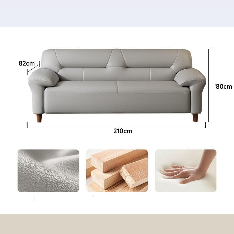 AFPSDLFJDLS Nordic Leather Living Room Suitable for Home Office Furniture Sofa