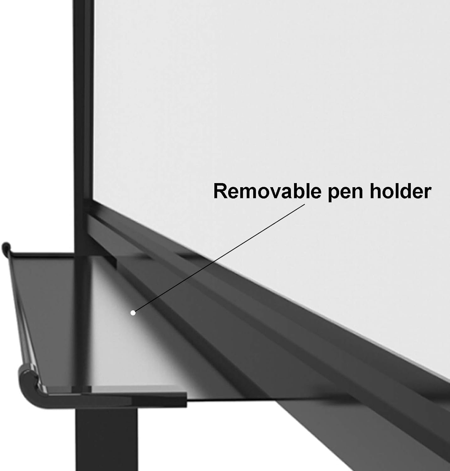 Mobile Double-Sided Magnetic Whiteboard with Stand