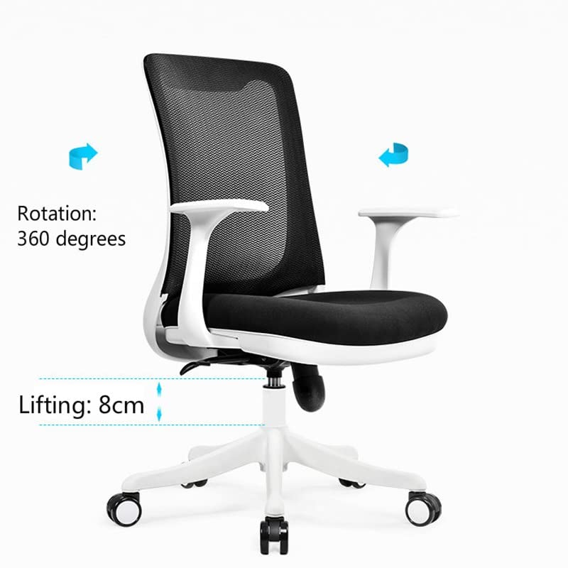 BBYYDS Home Computer Chair Ergonomic Office Lift Swivel Chairs Mesh Staff Chaise