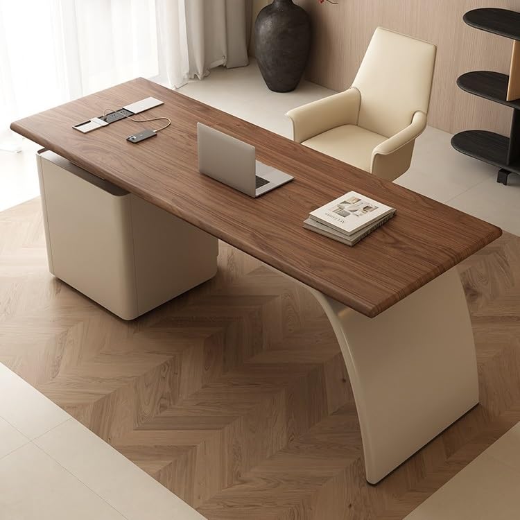 Large Solid Wood Computer Desk