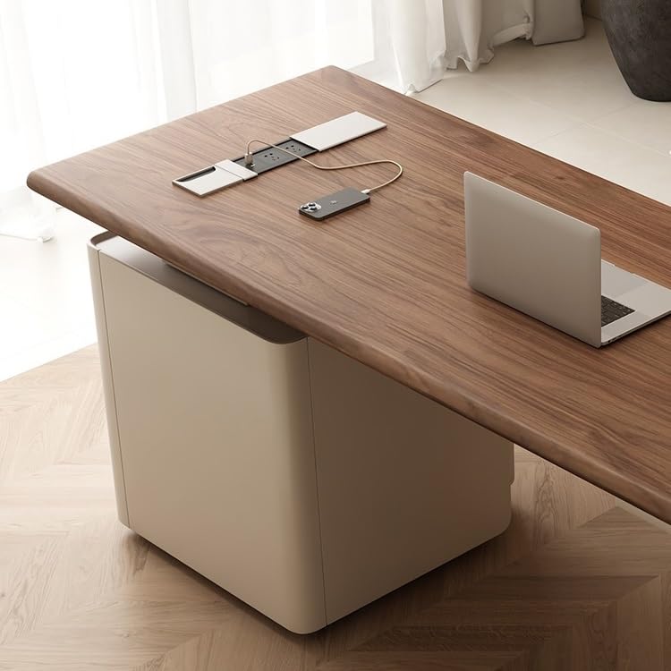 Large Solid Wood Computer Desk