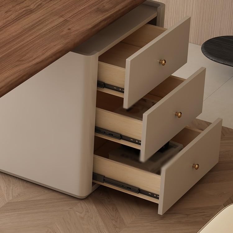Large Solid Wood Computer Desk