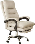 Executive PU Leather Office Chair with Footrest