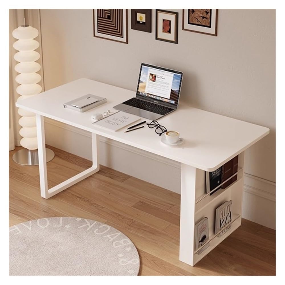 Modern Writing Desk with Magazine Rack