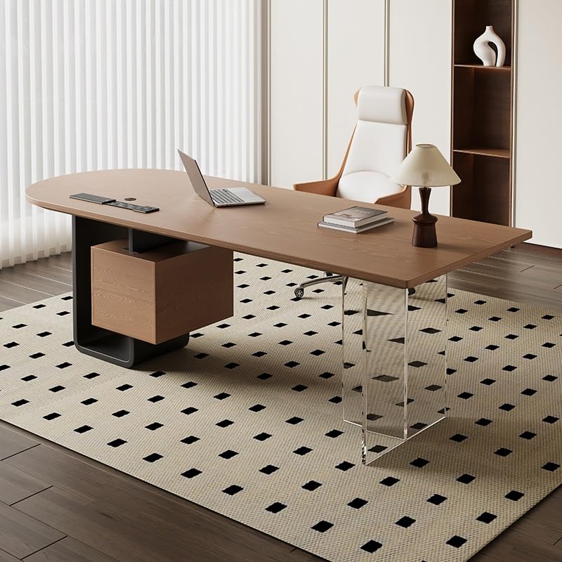 Solid Wood Office Desk for Small Spaces