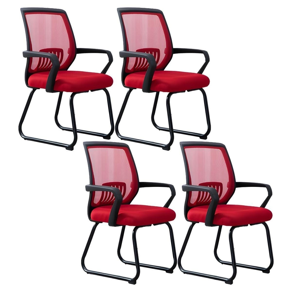 Ergonomic Conference Chair Set with Lumbar Support