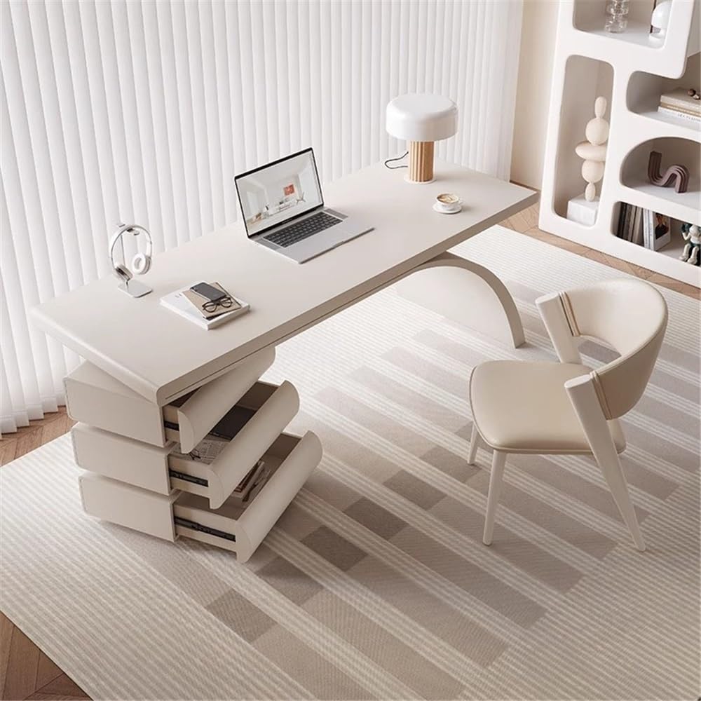 French-Style Desk with 3 Drawers