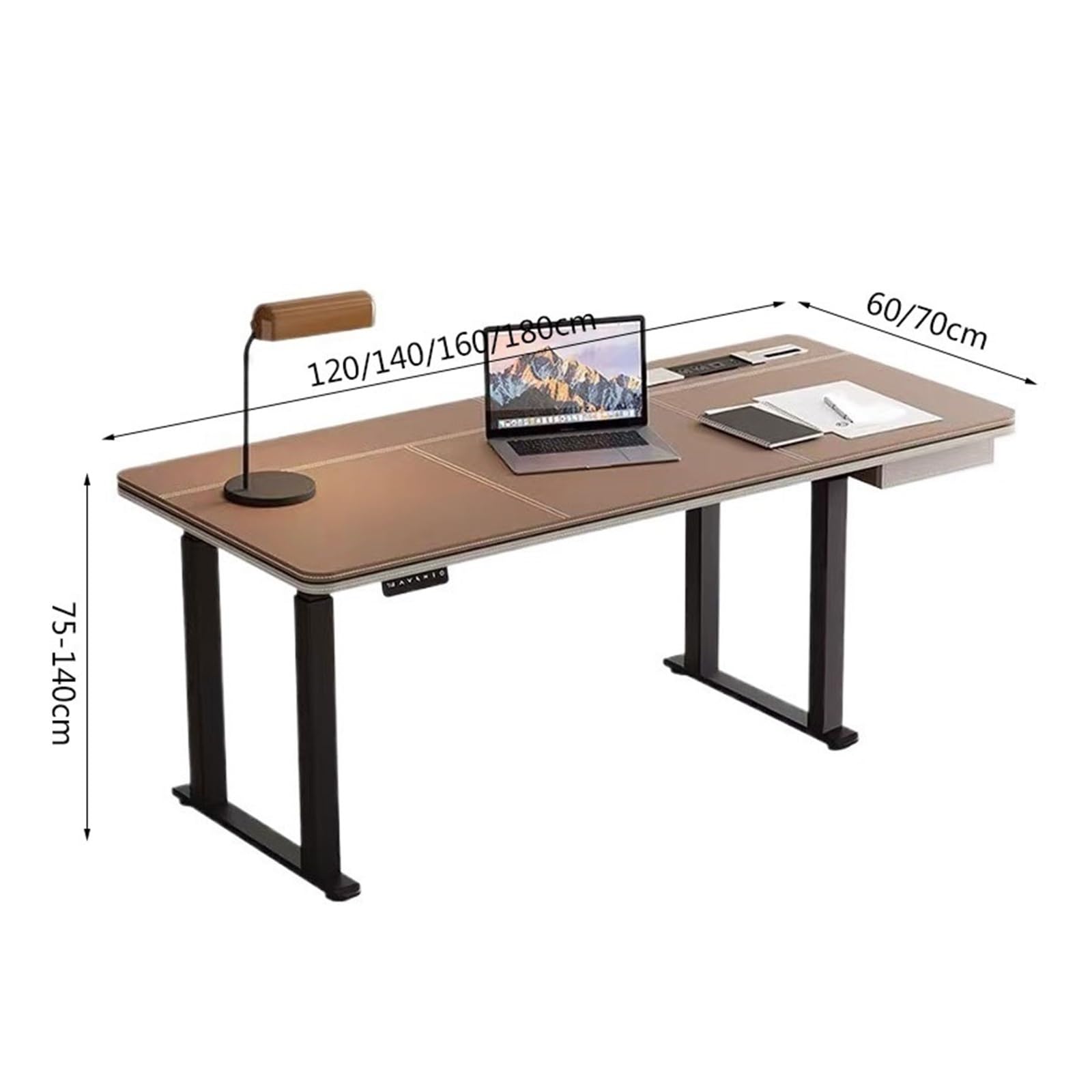 Adjustable Standing Desk with Charging Ports