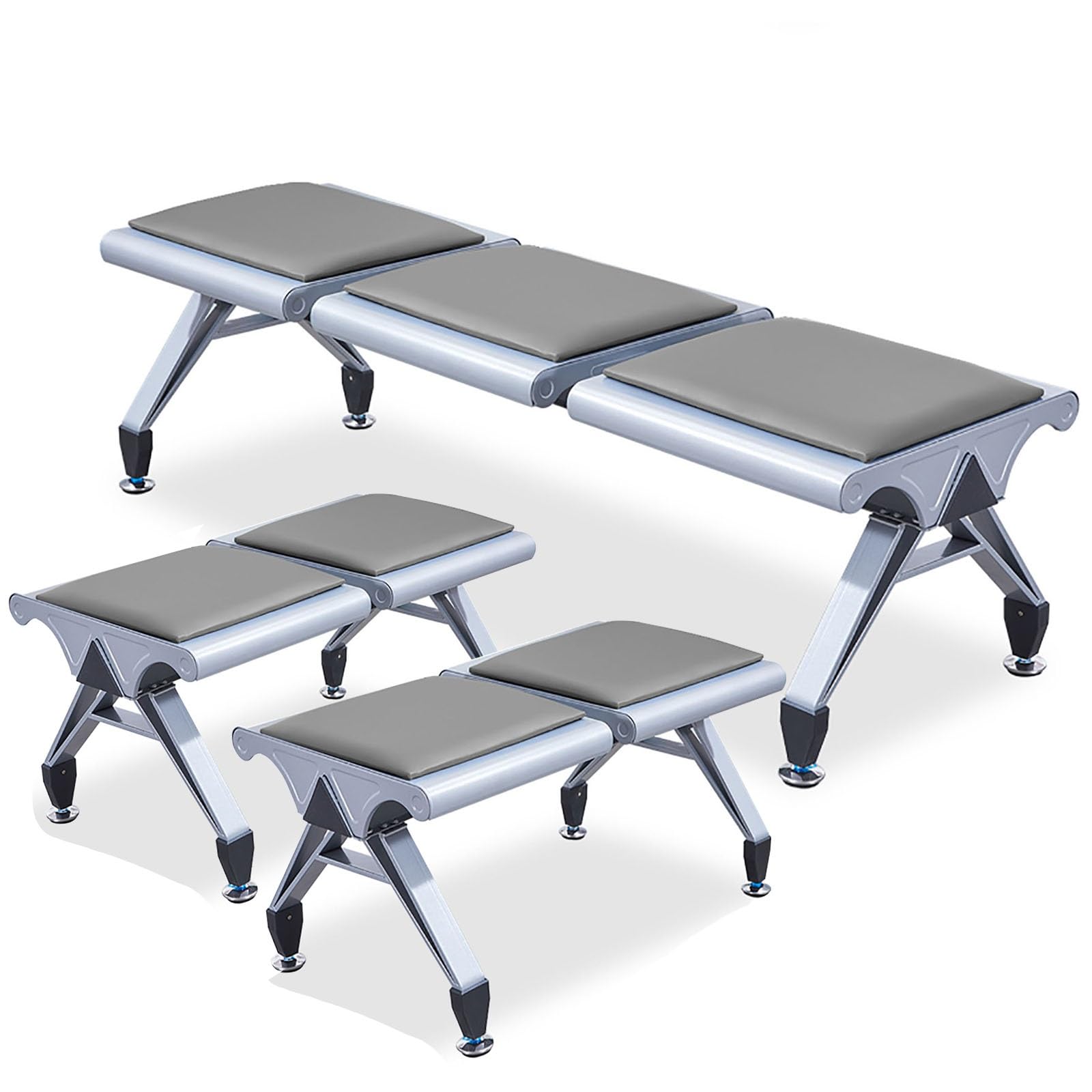 3-Piece 7-Seat Waiting Room Bench Set