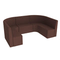 5-Piece Rustic Reception Chair Set - Walnut