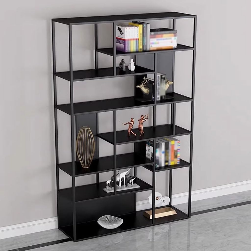 Multi-Layer Iron Bookshelf Display Shelf