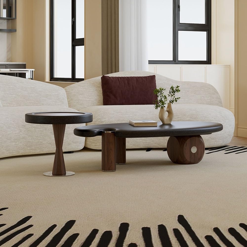 Modern Sculptural Coffee Table Set