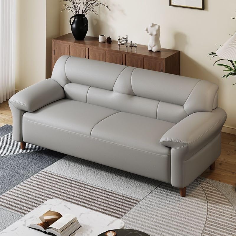 AFPSDLFJDLS Nordic Leather Living Room Suitable for Home Office Furniture Sofa