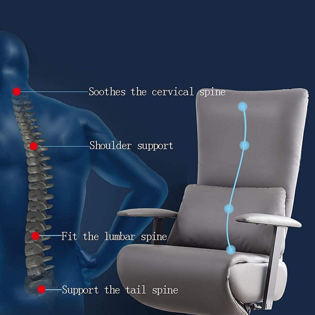 Ergonomic Executive Leather Office Chair