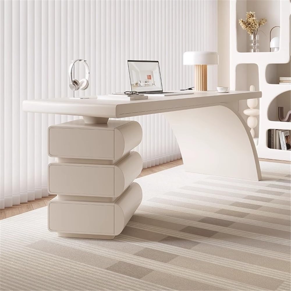 French-Style Desk with 3 Drawers