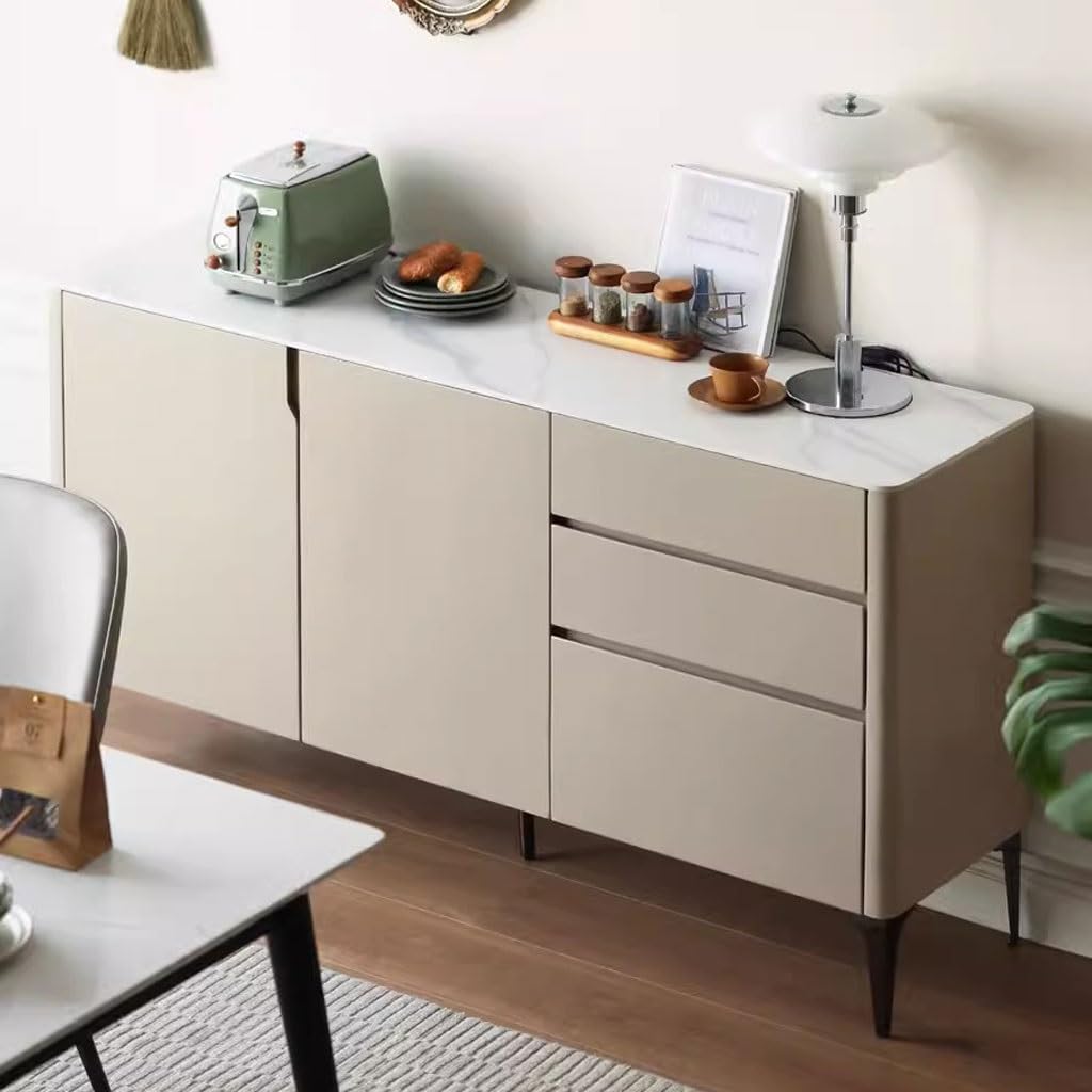 Modern Solid Wood Sideboard Storage Cabinet
