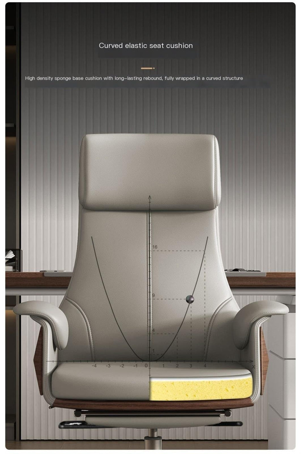High-Back Executive Swivel Office Chair