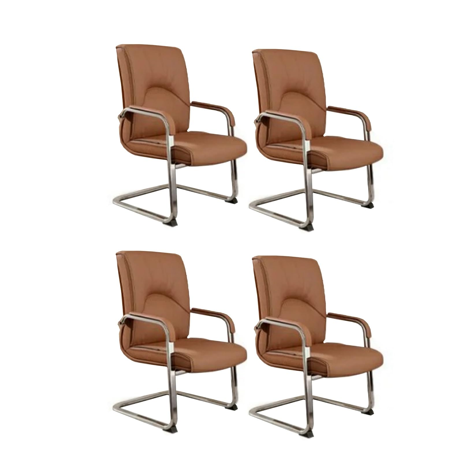 4-Piece Reception Chair Set with Armrests