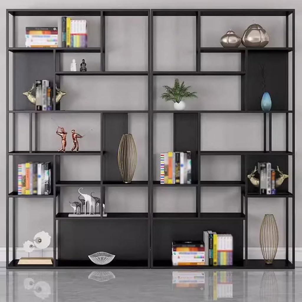 Multi-Layer Iron Bookshelf Display Shelf