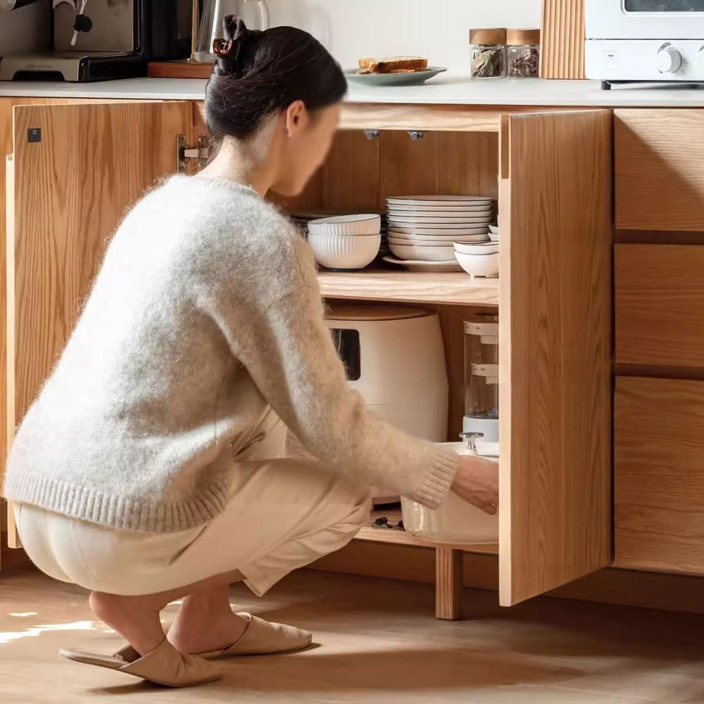 Solid Wood Sideboard Cabinet with Storage