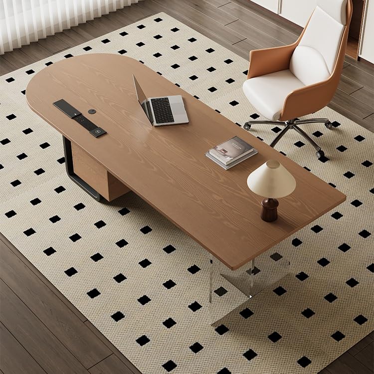 Solid Wood Office Desk for Small Spaces