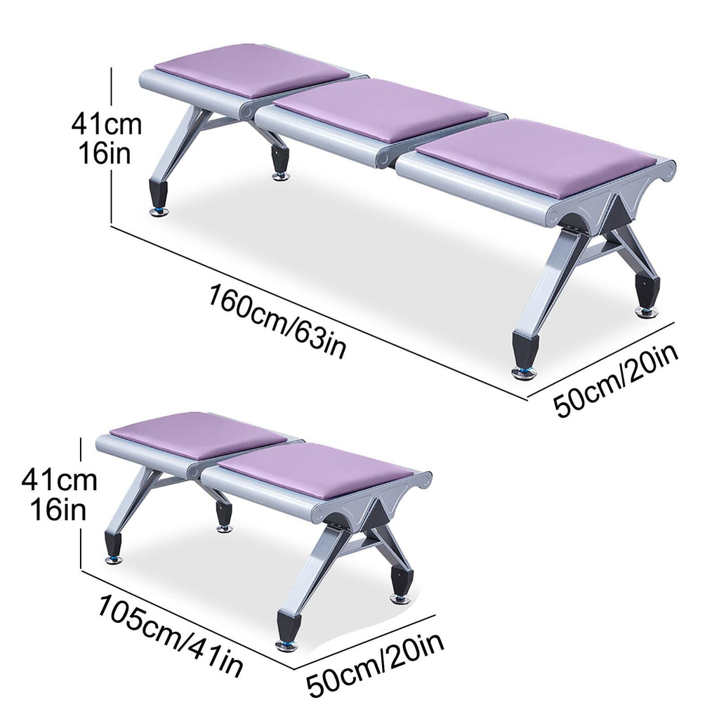 3-Piece 7-Seat Waiting Room Bench Set