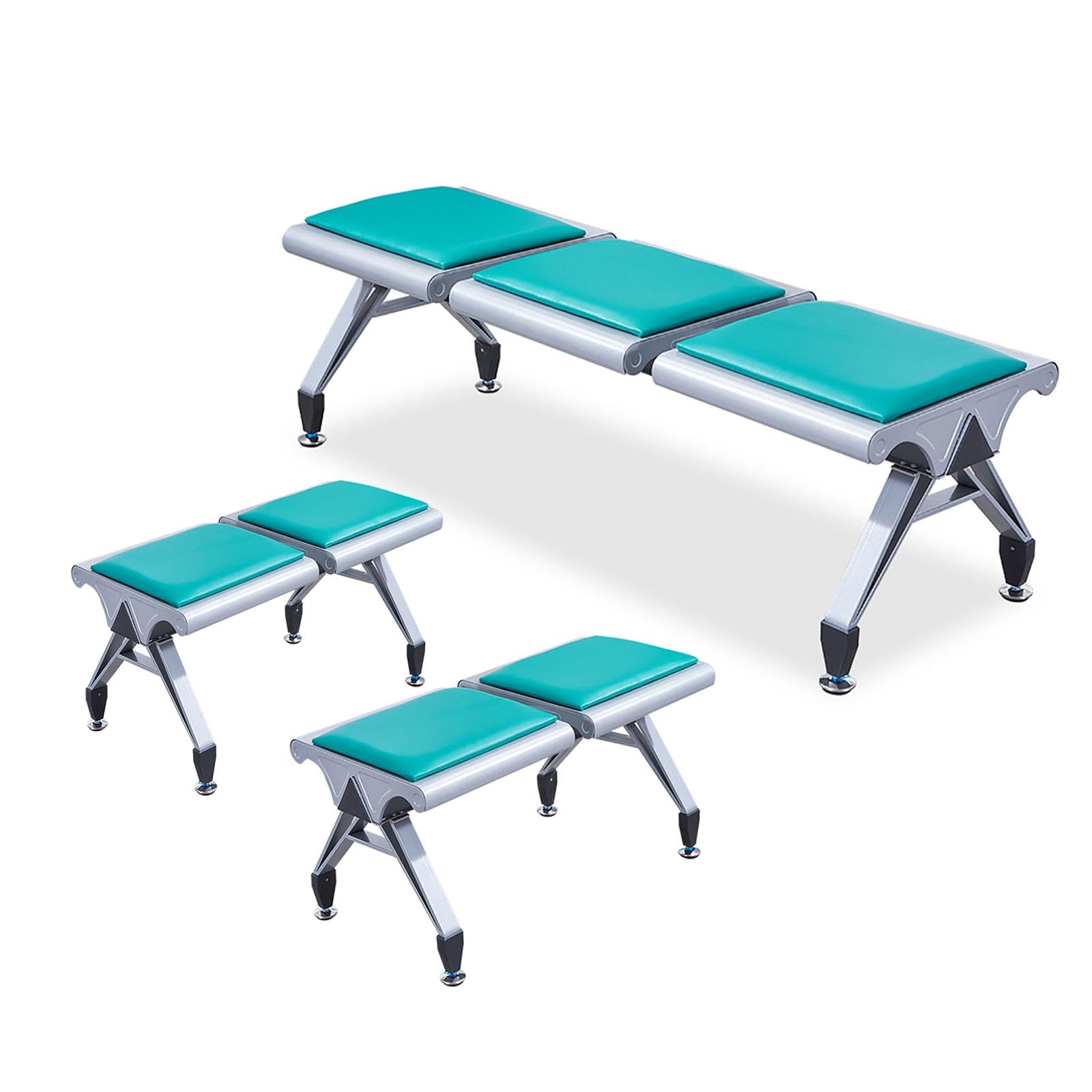3-Piece 7-Seat Waiting Room Bench Set