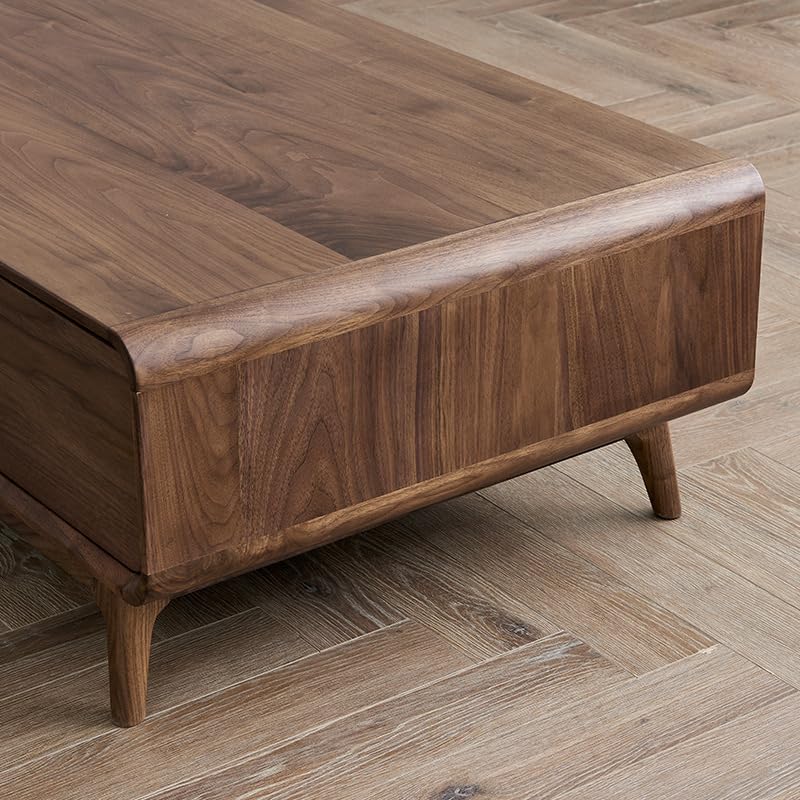 Black Walnut Coffee Table for Living Room