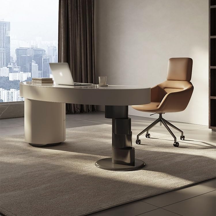 Minimalist Corner Rock Board Desk