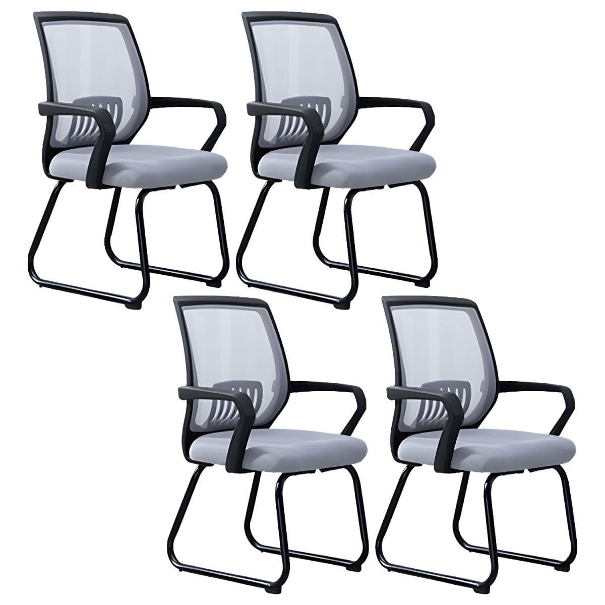 Ergonomic Conference Chair Set with Lumbar Support
