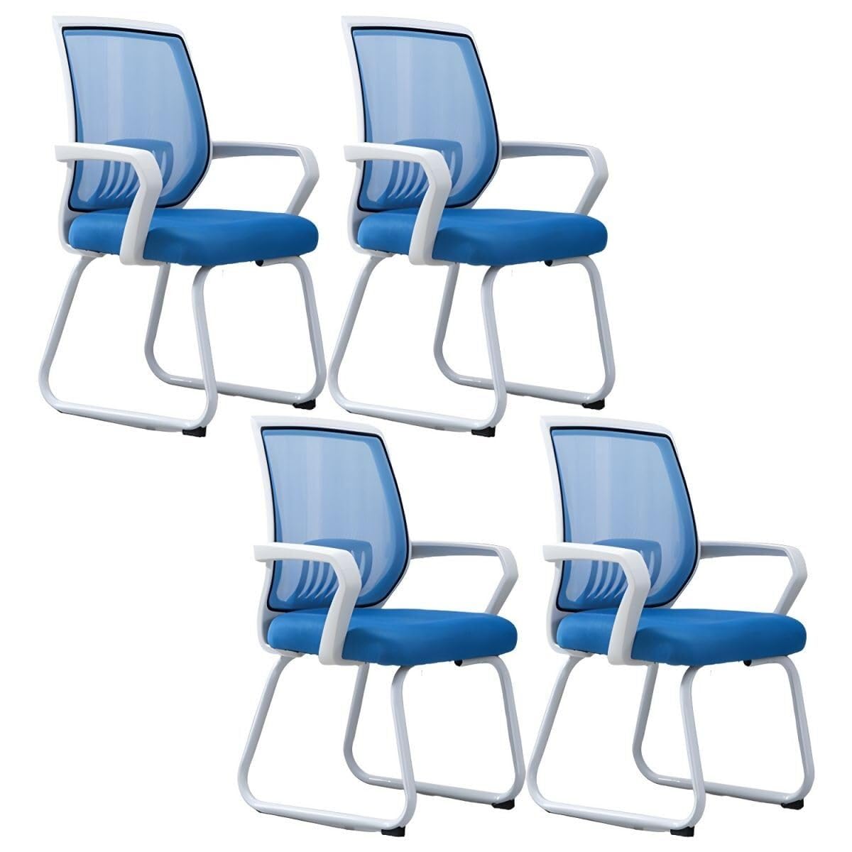 Ergonomic Conference Chair Set with Lumbar Support
