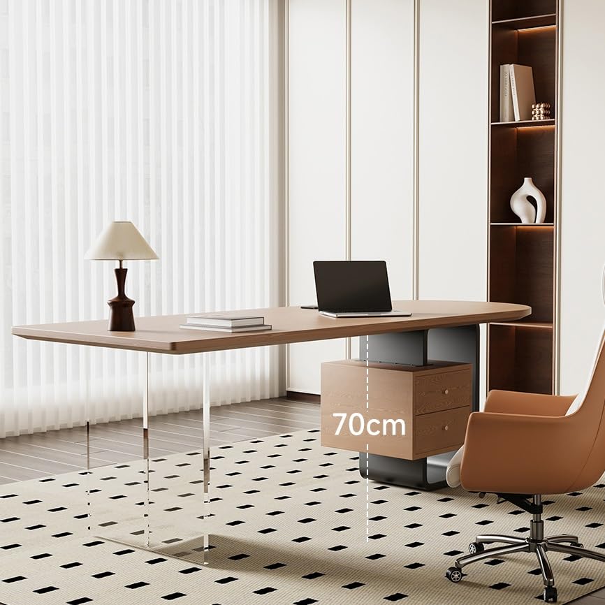 Solid Wood Office Desk for Small Spaces