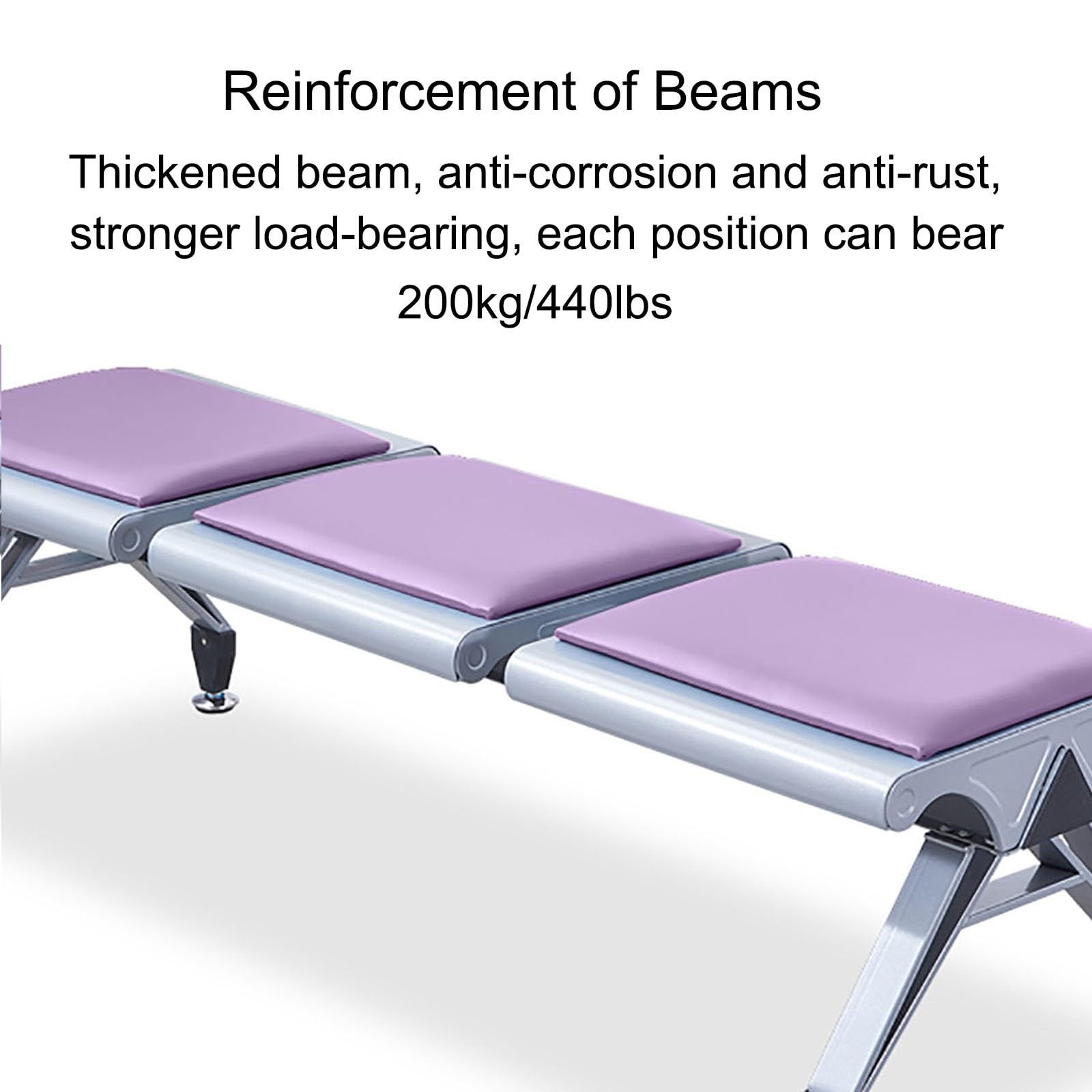3-Piece 7-Seat Waiting Room Bench Set